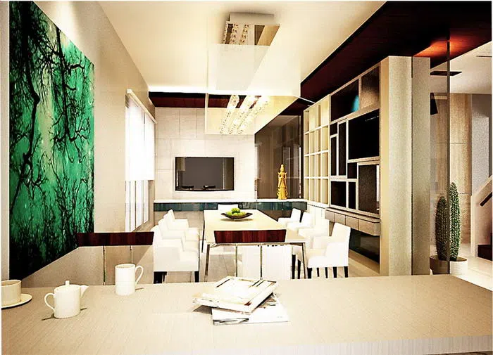 SK.5 interior design 3d perspective portfolio