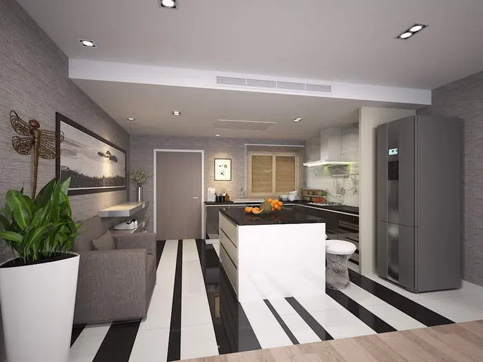 SK.5 interior design 3d perspective portfolio