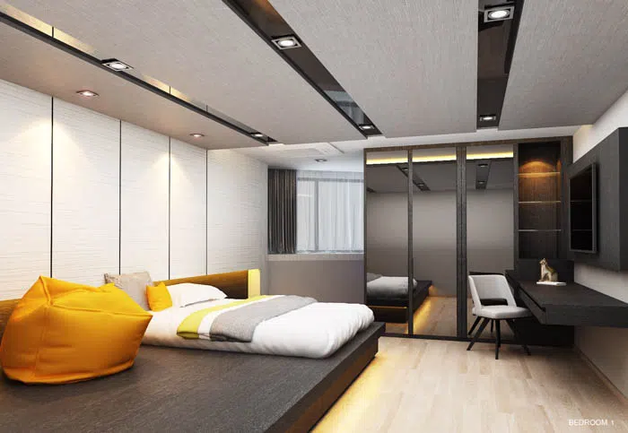 SK.5 interior design 3d perspective portfolio