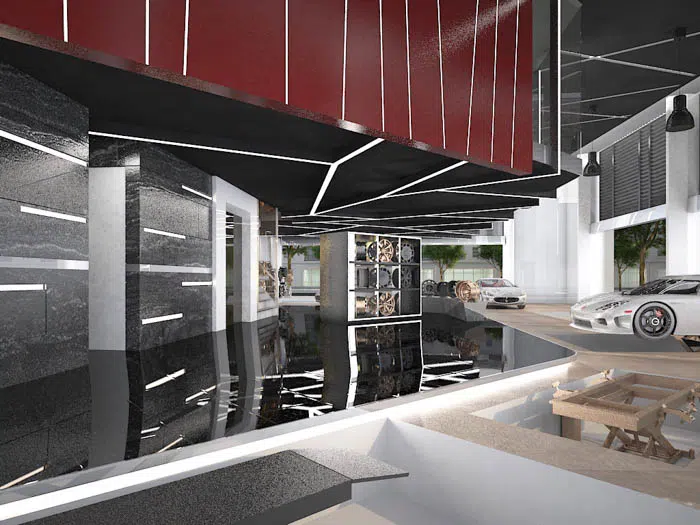 SK.5 interior design 3d perspective portfolio