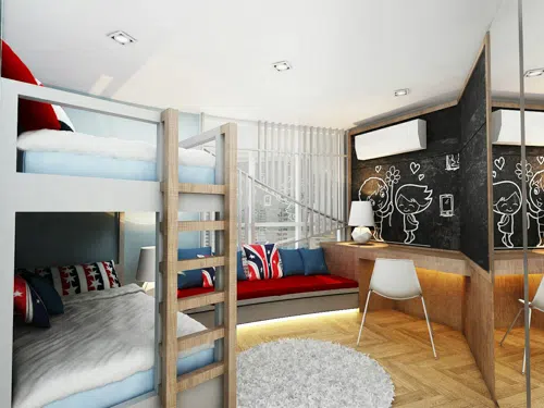 SK.5 interior design 3d perspective portfolio