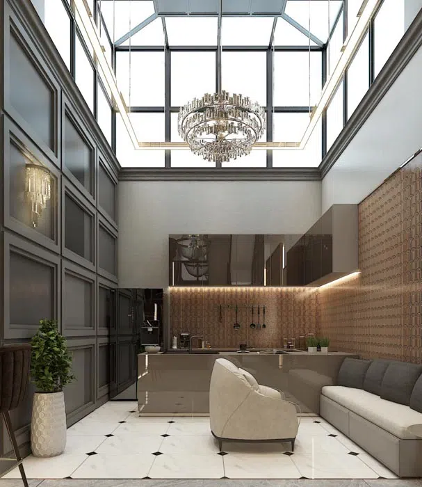 SK.5 interior design 3d perspective portfolio