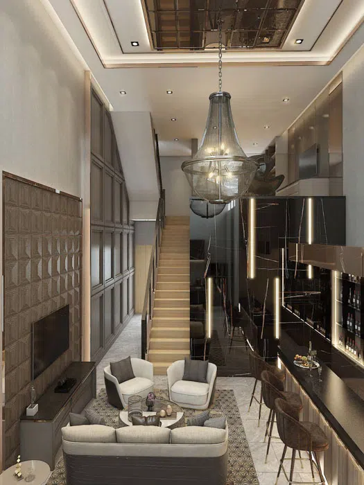SK.5 interior design 3d perspective portfolio