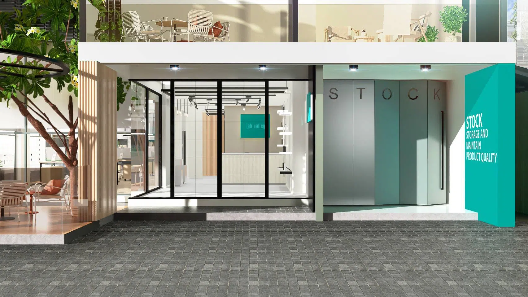 SK.5 interior design 3d perspective portfolio