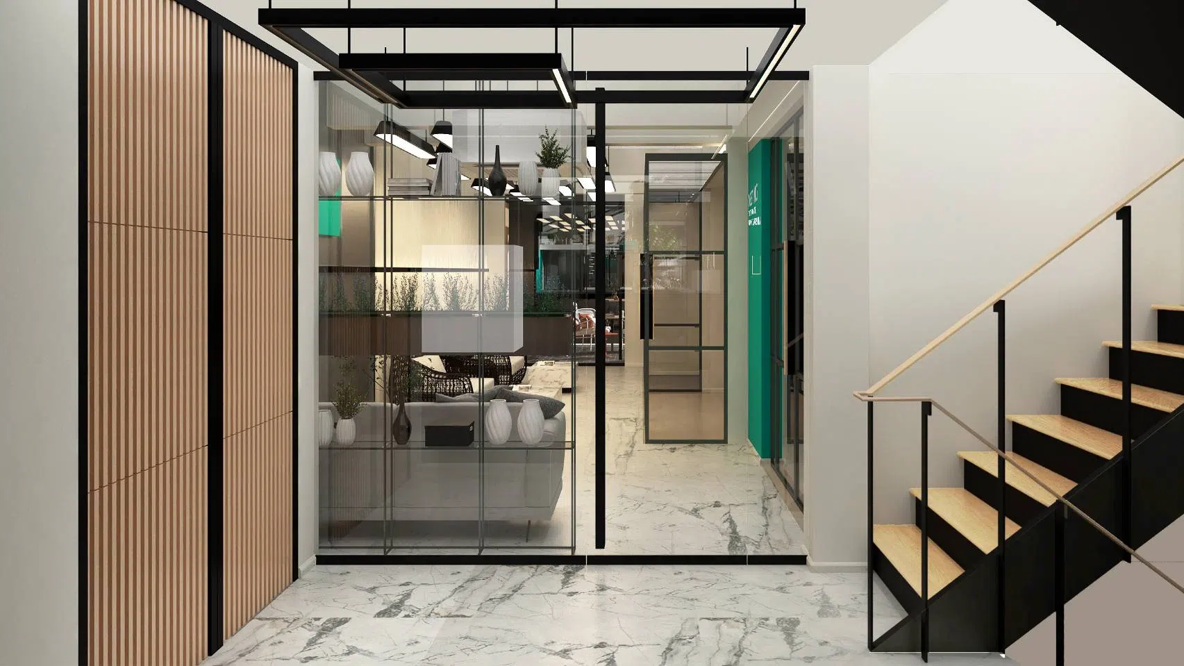 SK.5 interior design 3d perspective portfolio