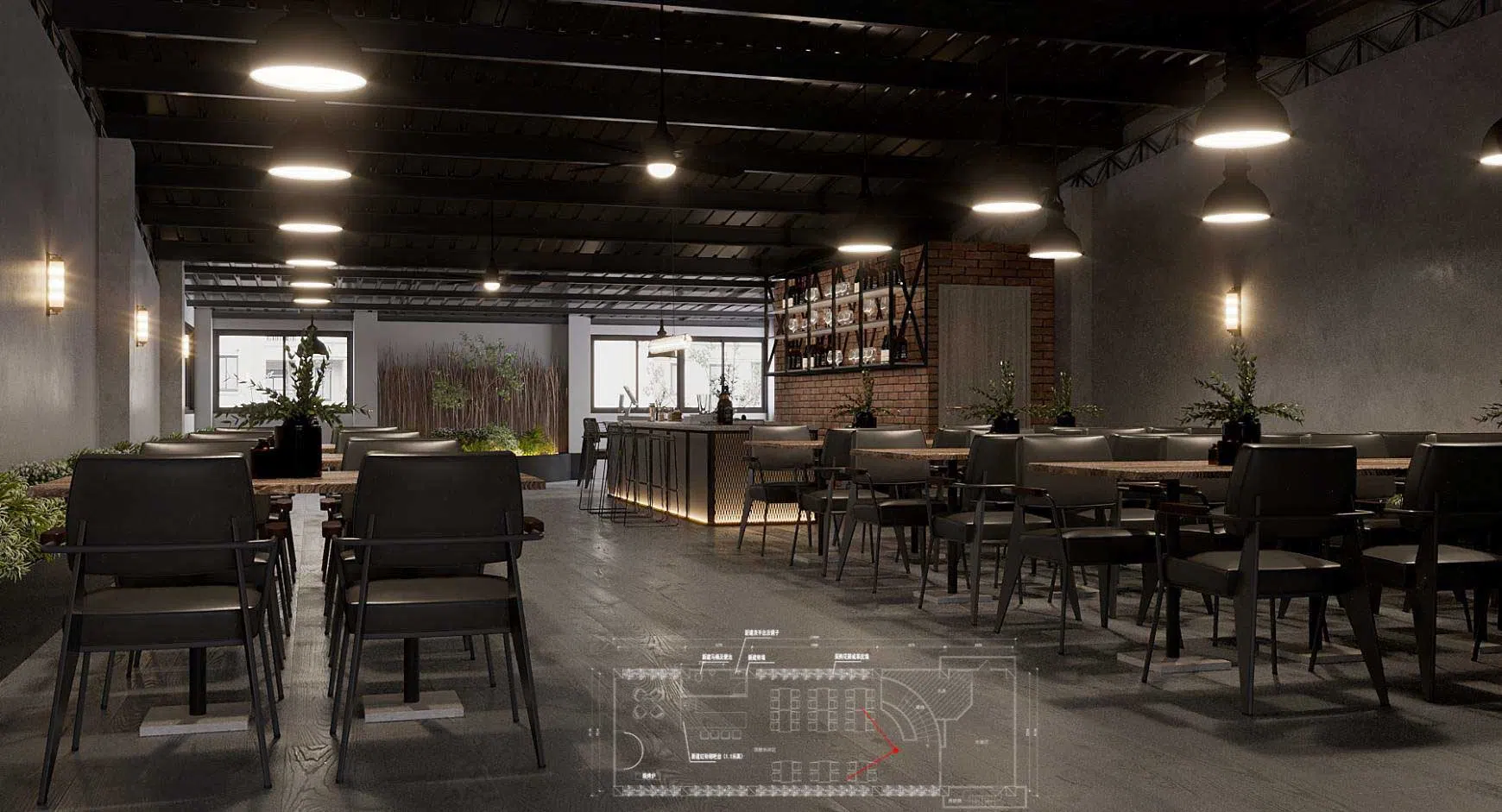 SK.5 interior design 3d perspective portfolio