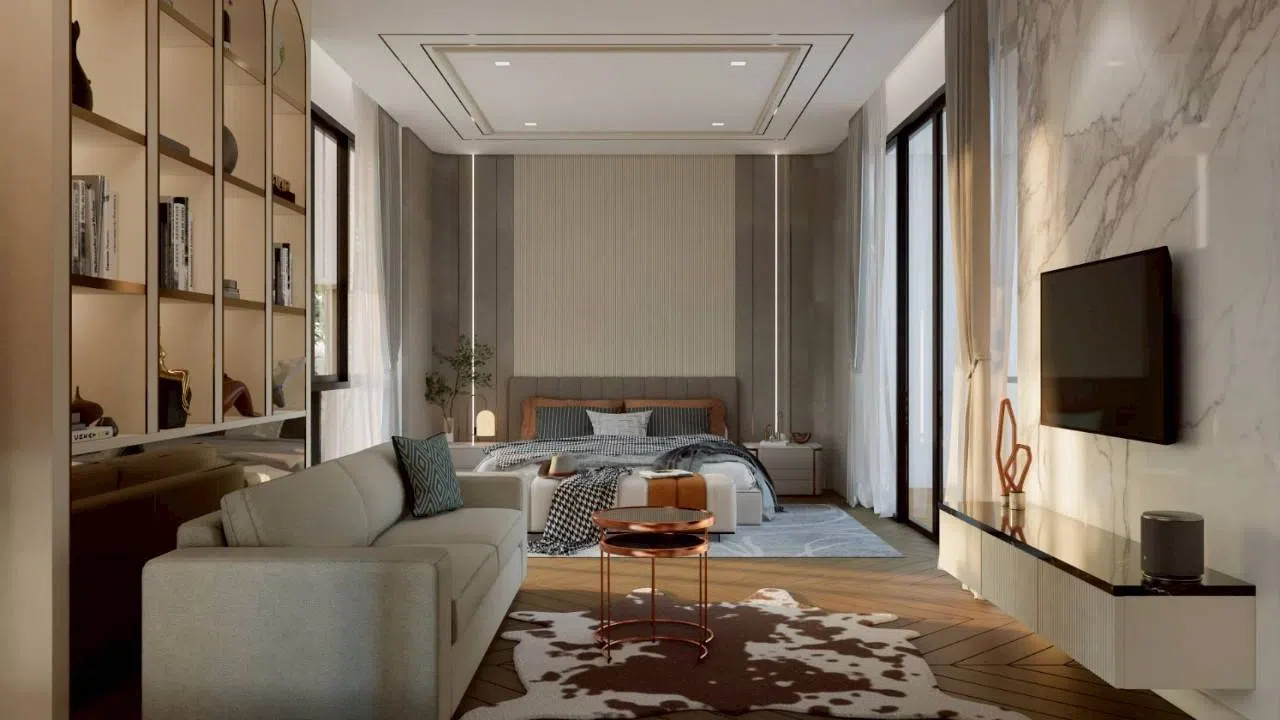 SK.5 interior design 3d perspective portfolio